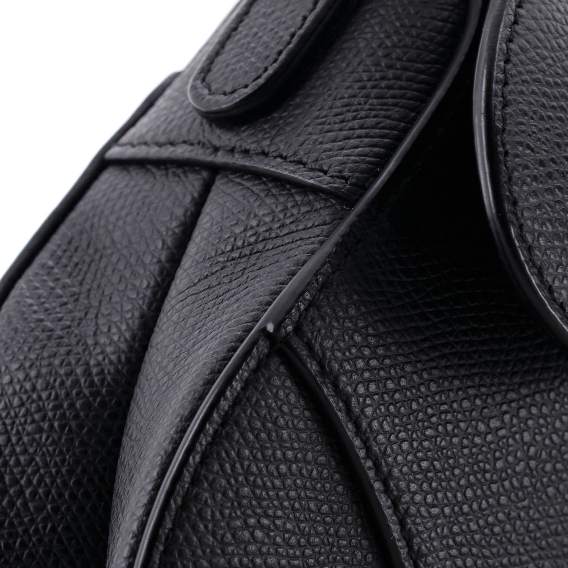 Saddle Handbag Leather Mini