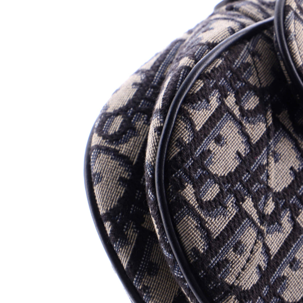 Saddle Handbag Oblique Canvas Mini
