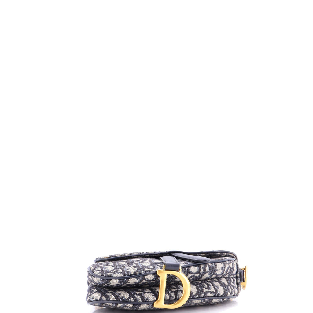 Saddle Handbag Oblique Canvas Mini