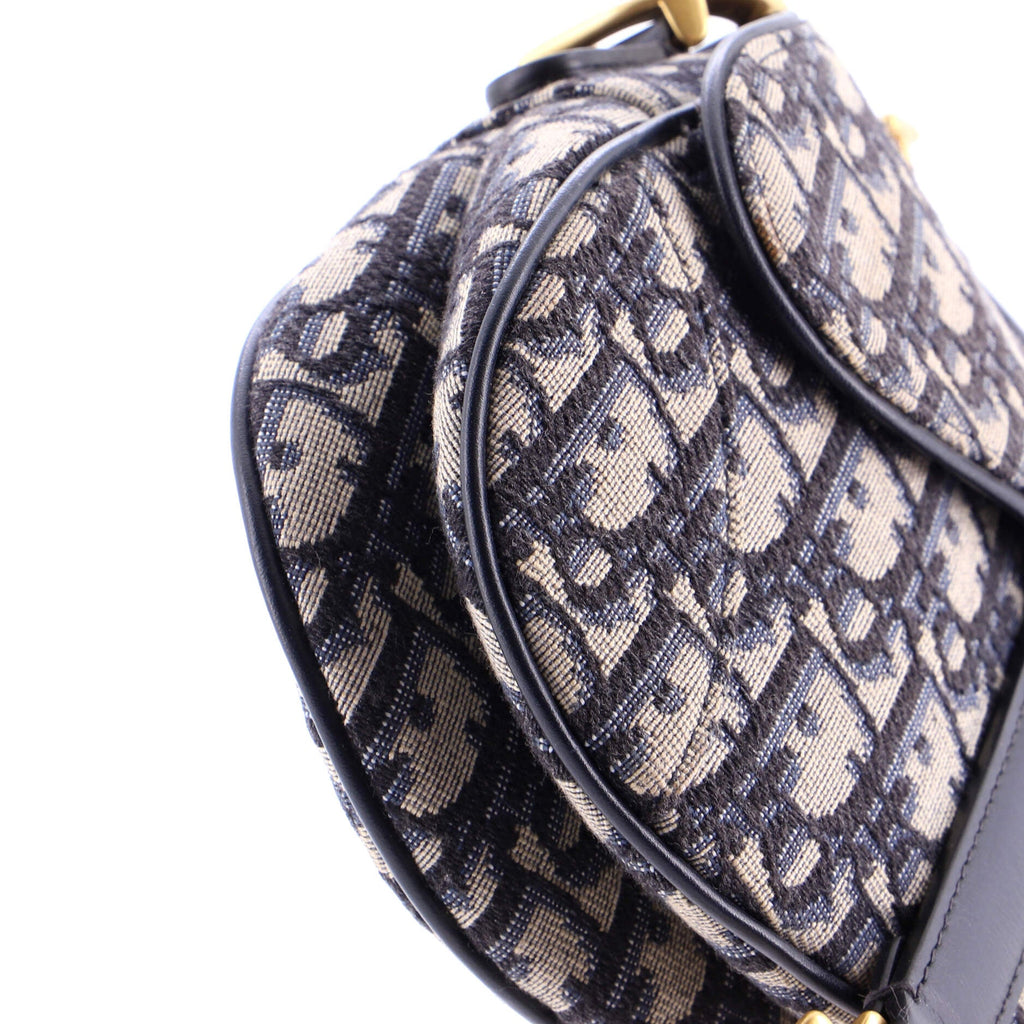 Saddle Handbag Oblique Canvas Mini