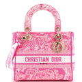 Toile de Jouy Lady D-Lite Bag Embroidered Canvas