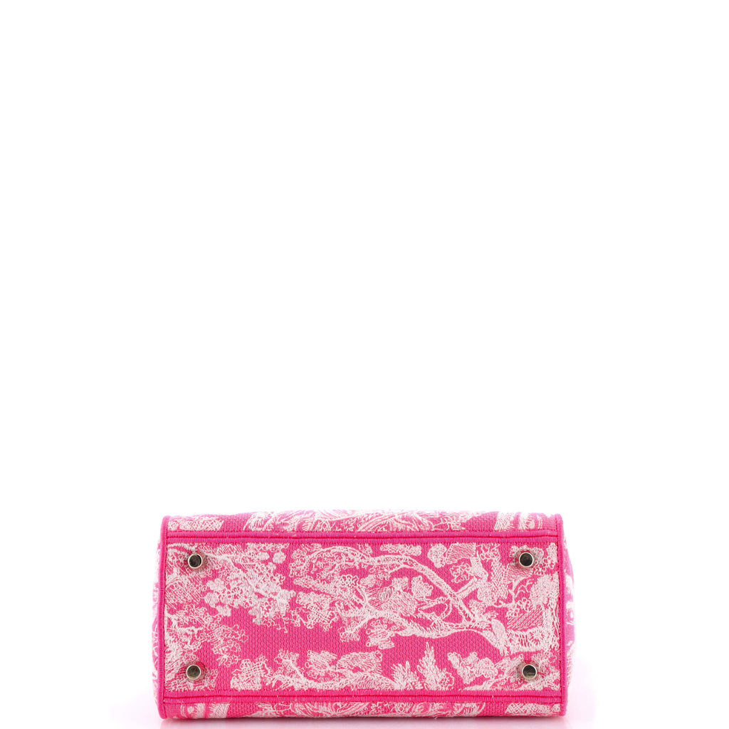 Toile de Jouy Lady D-Lite Bag Embroidered Canvas