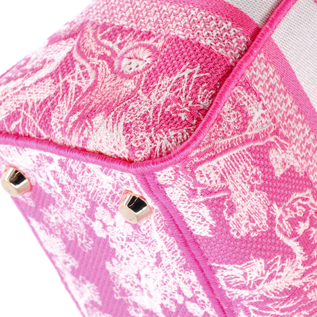 Toile de Jouy Lady D-Lite Bag Embroidered Canvas