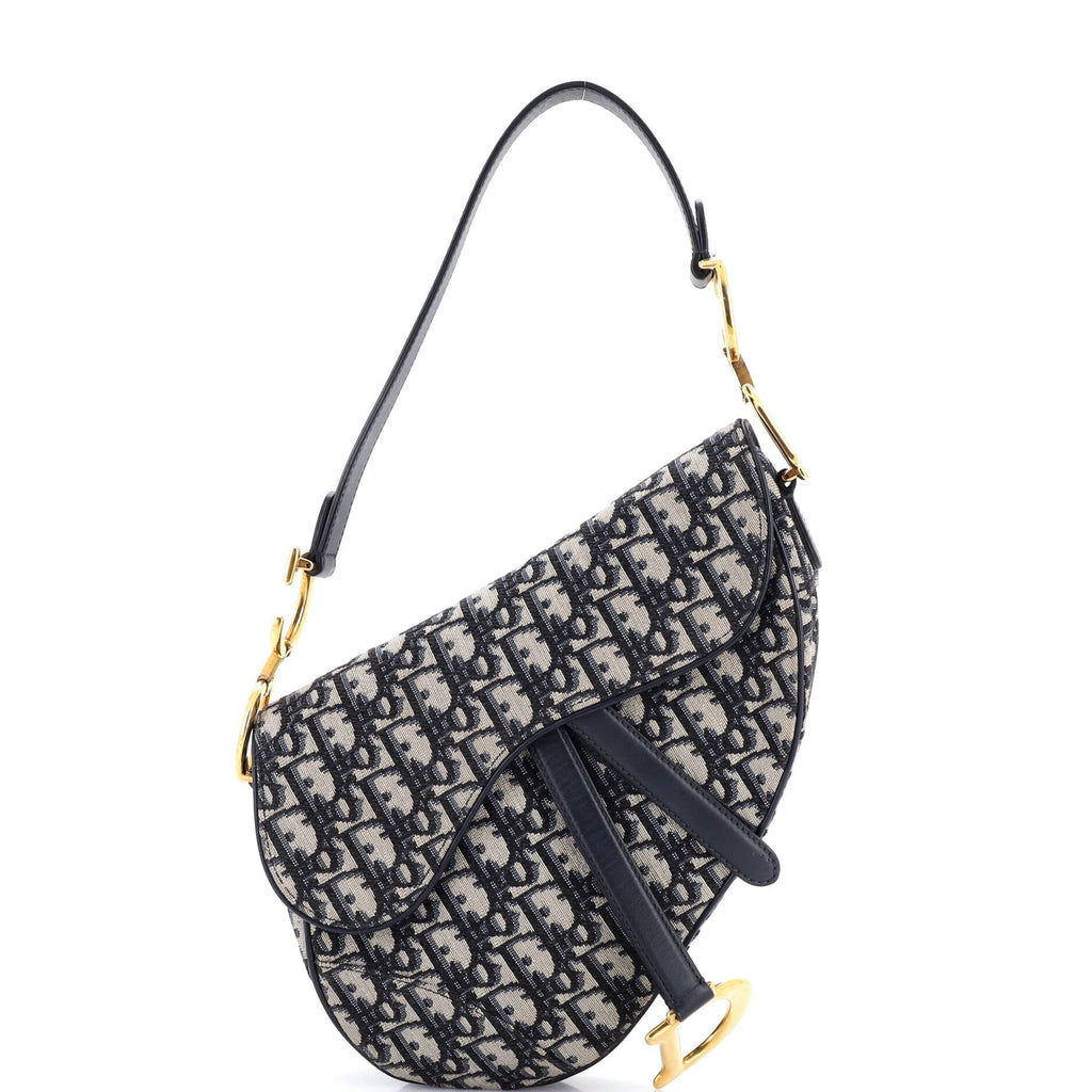 Saddle Handbag Oblique Canvas Medium