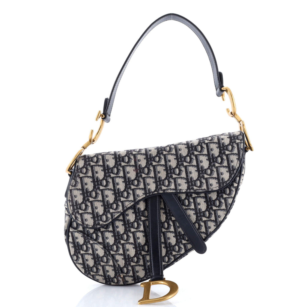 Saddle Handbag Oblique Canvas Medium