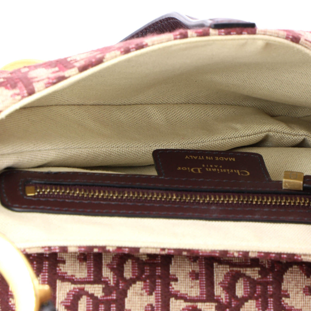 Saddle Handbag Oblique Canvas Medium