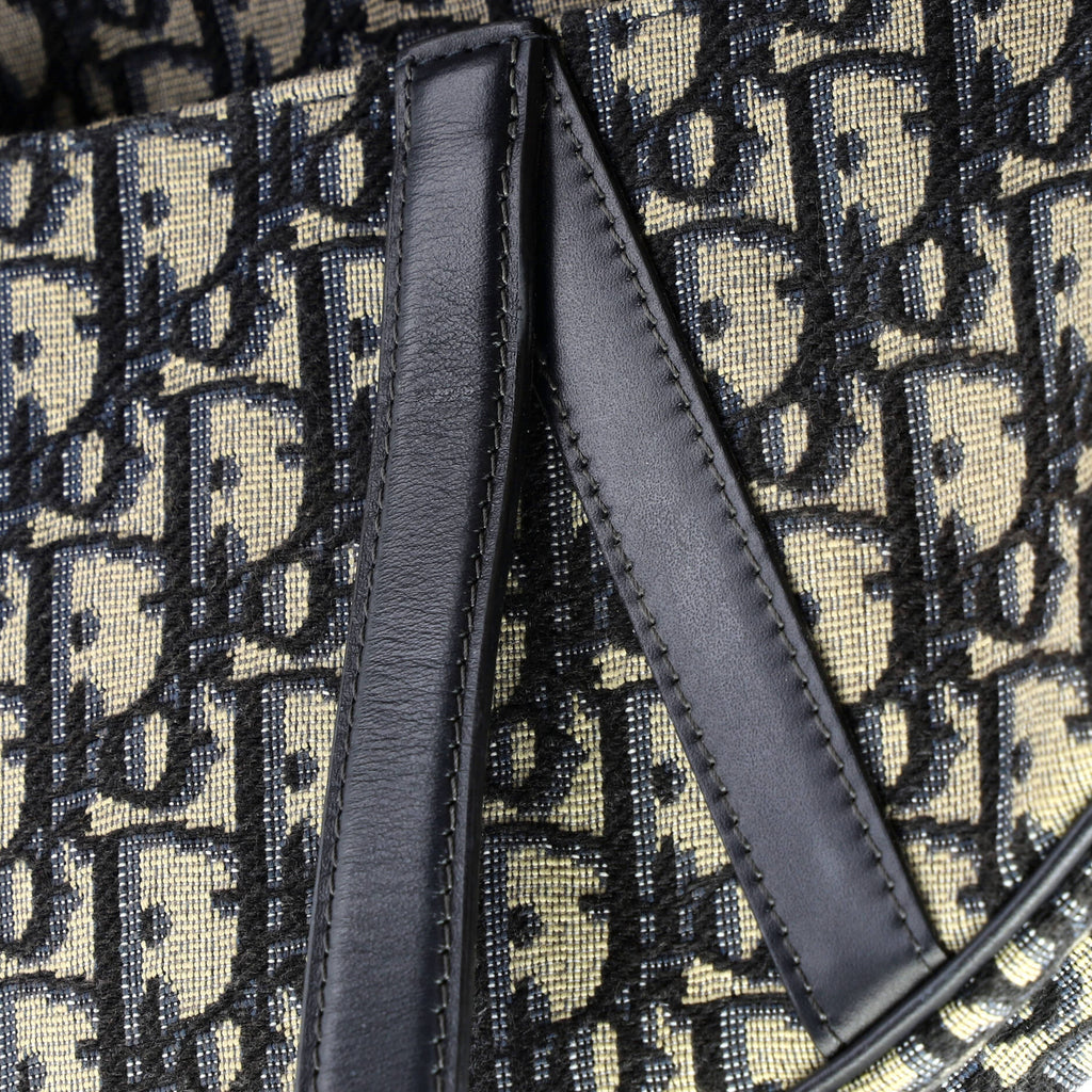 Saddle Handbag with Strap Oblique Canvas Medium