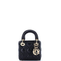 Lady Dior Bag Cannage Quilt Lambskin Micro