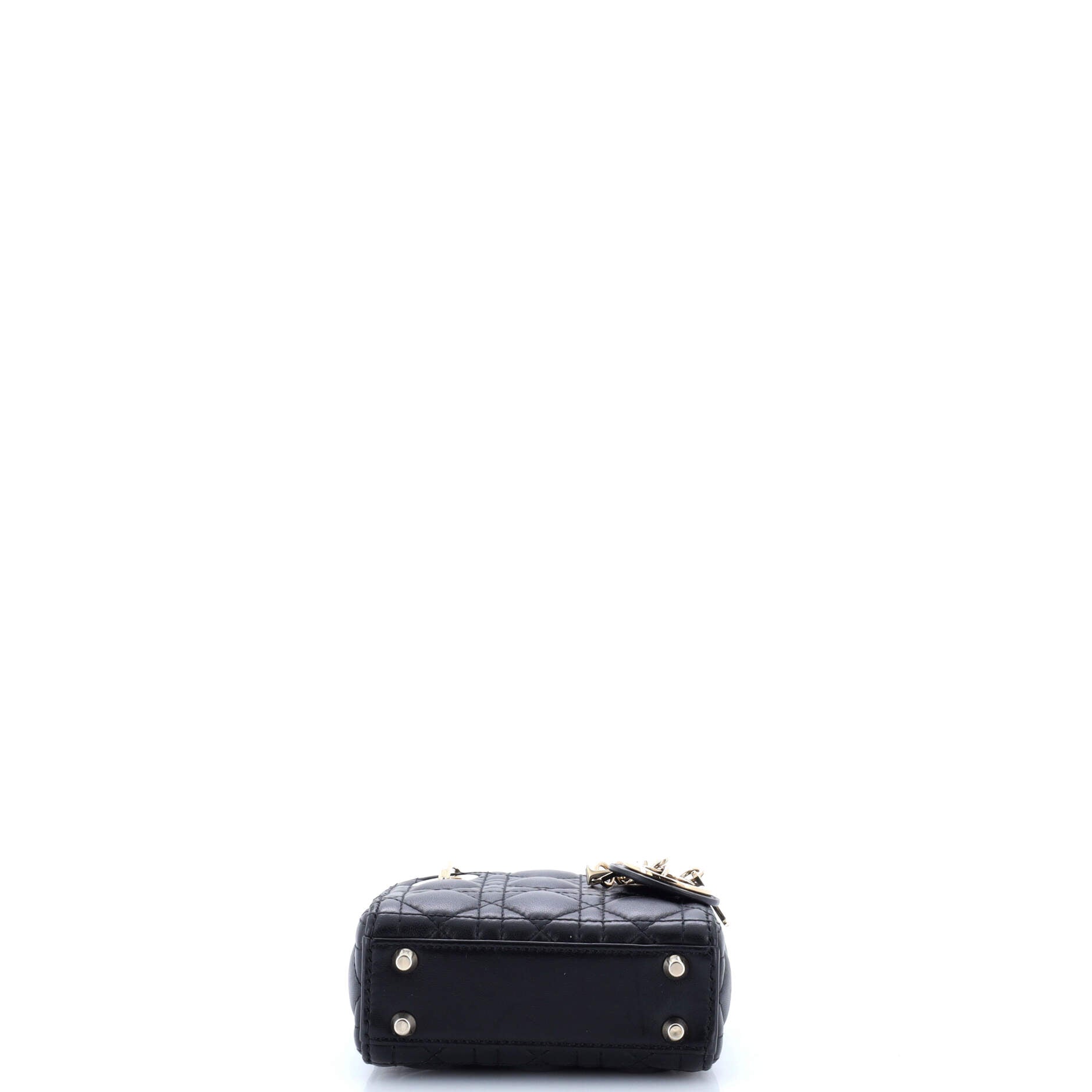 Lady Dior Bag Cannage Quilt Lambskin Micro