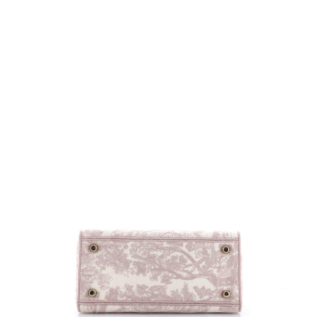 Toile de Jouy Lady D-Lite Bag Embroidered Canvas