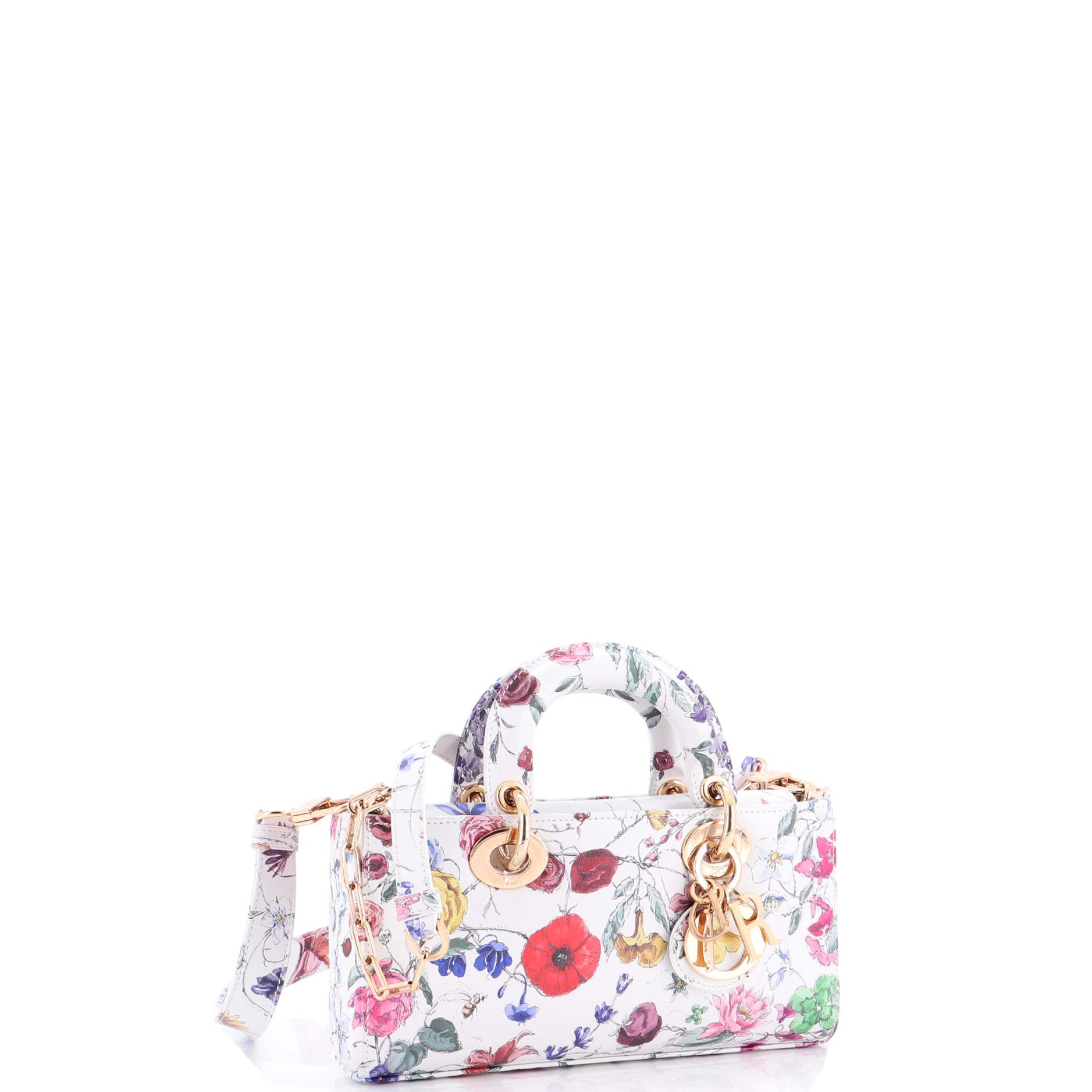 Lady D-Joy Bag Printed Leather Small