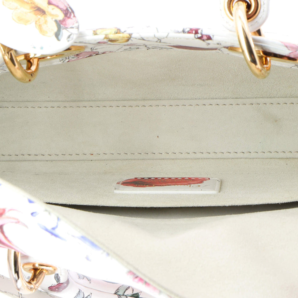Lady D-Joy Bag Printed Leather Small
