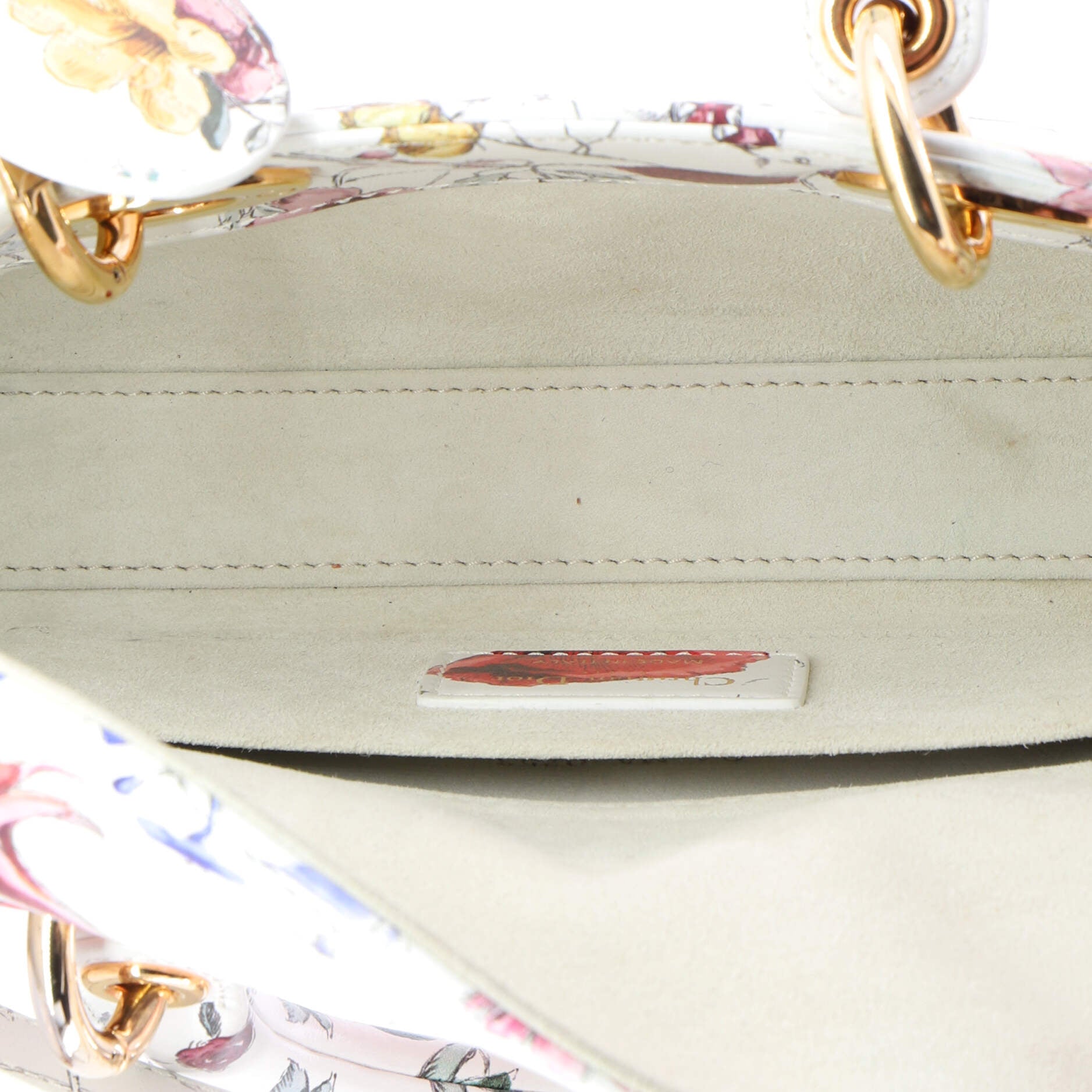 Lady D-Joy Bag Printed Leather Small