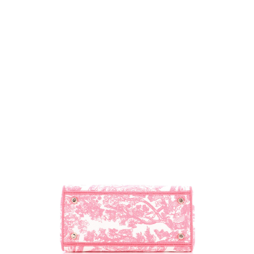 Toile de Jouy Lady D-Lite Bag Embroidered Canvas