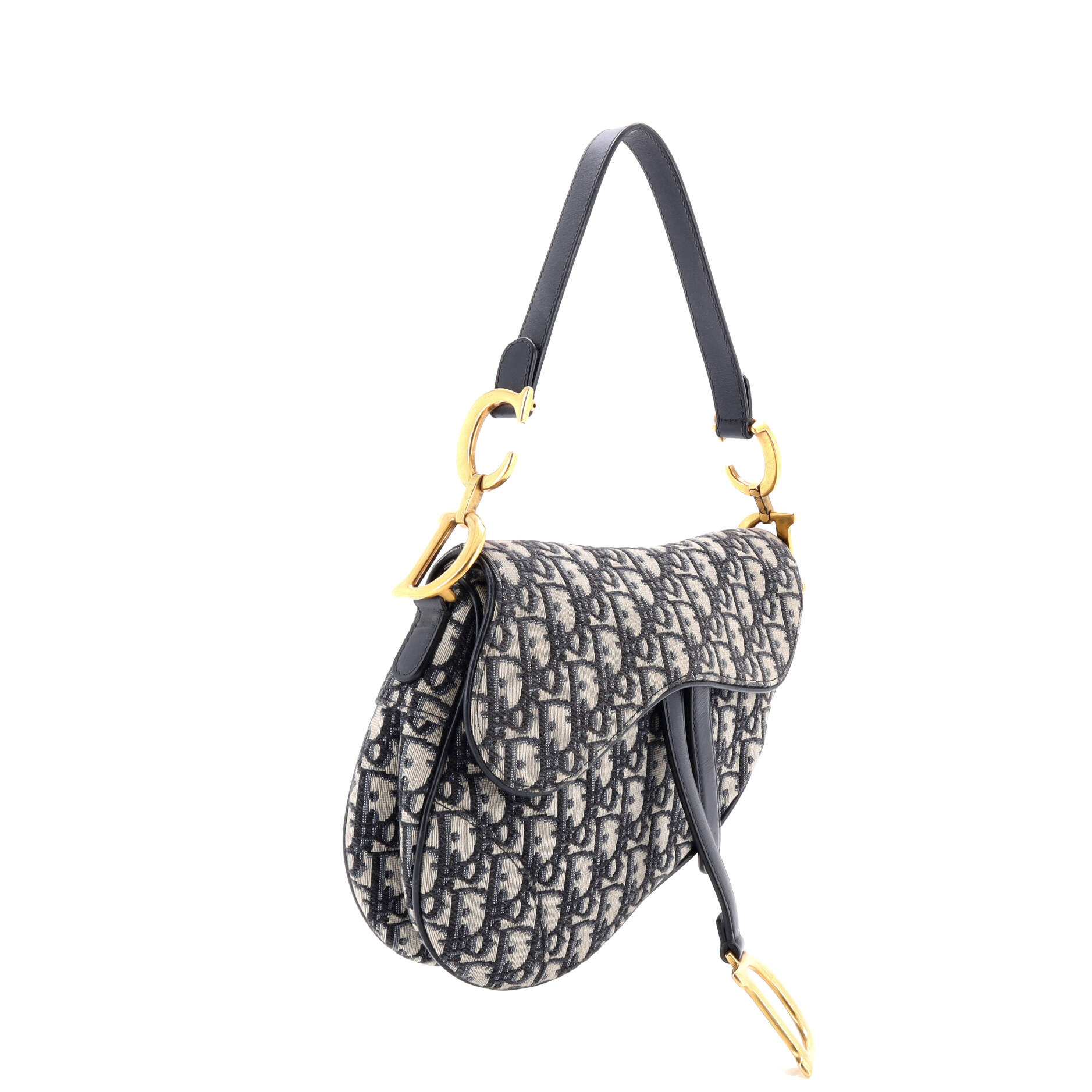 Saddle Handbag Oblique Canvas Medium