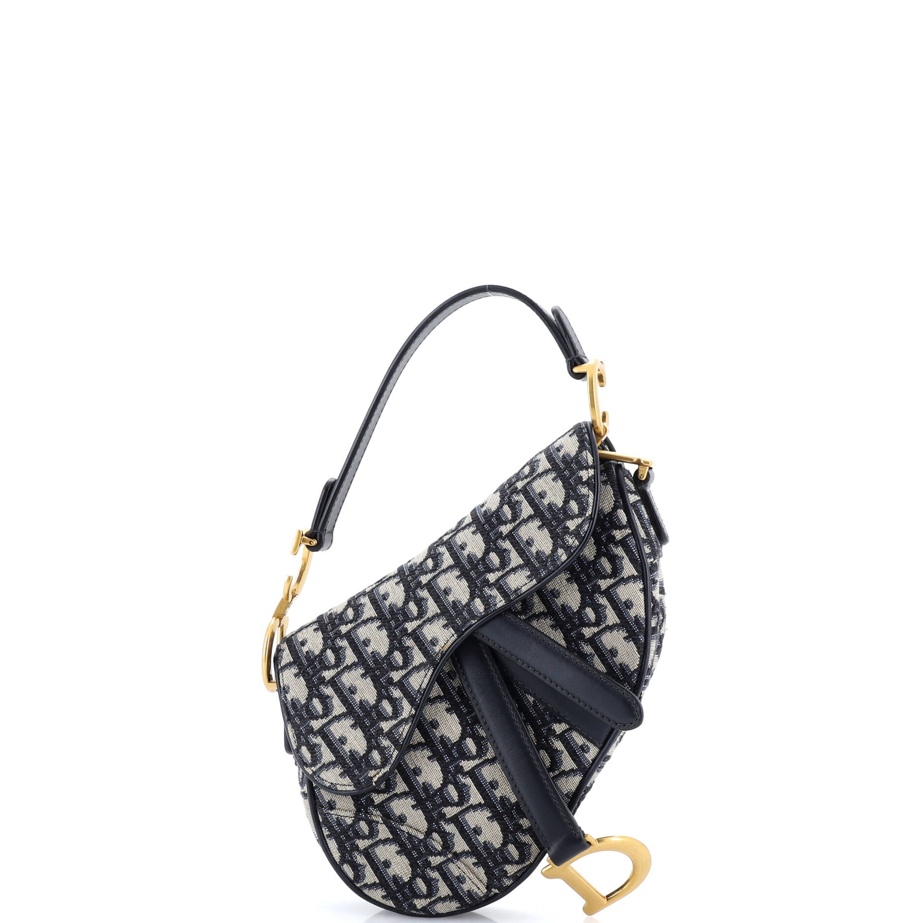 Saddle Handbag Oblique Canvas Mini