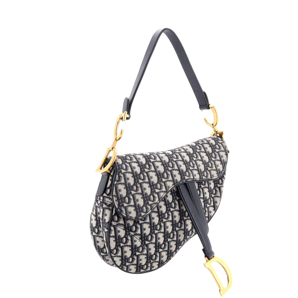 Saddle Handbag Oblique Canvas Medium