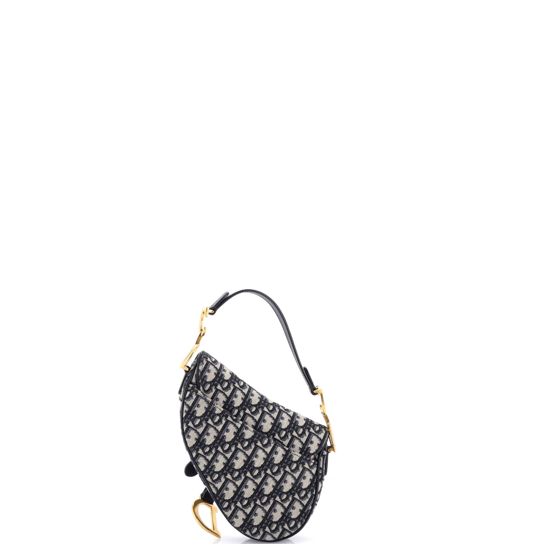 Saddle Handbag Oblique Canvas Mini