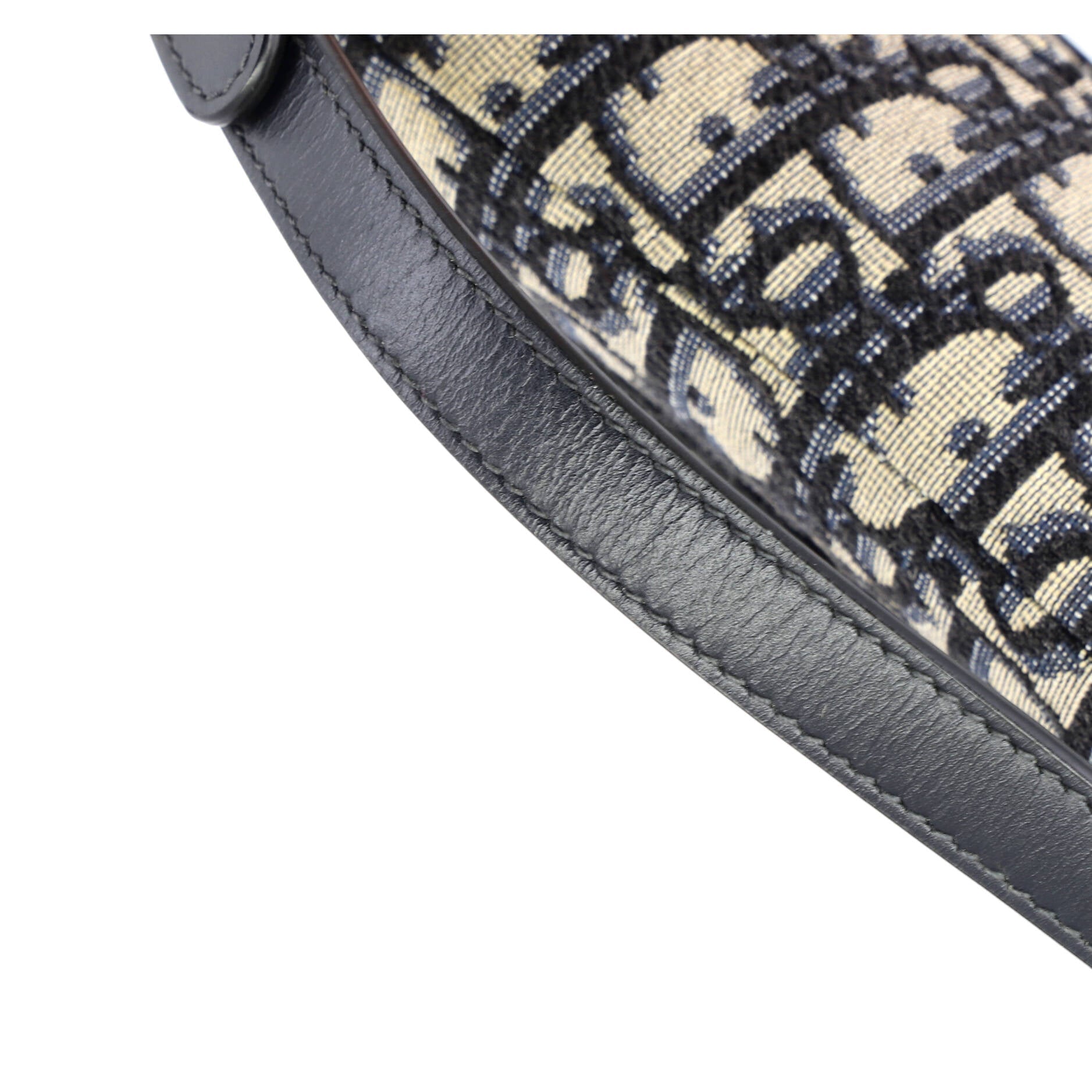 Saddle Handbag Oblique Canvas Mini