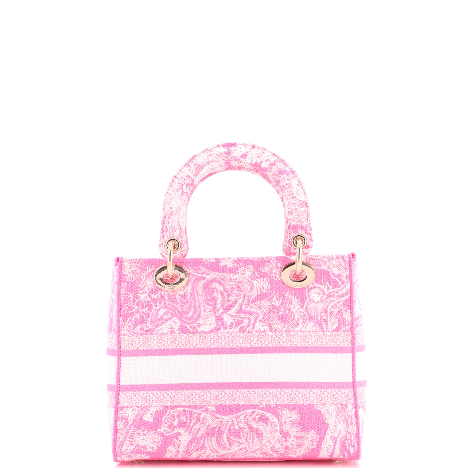 Toile de Jouy Lady D-Lite Bag Embroidered Canvas