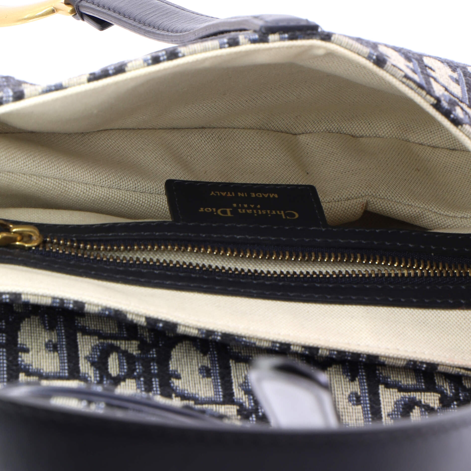 Saddle Handbag Oblique Canvas Medium