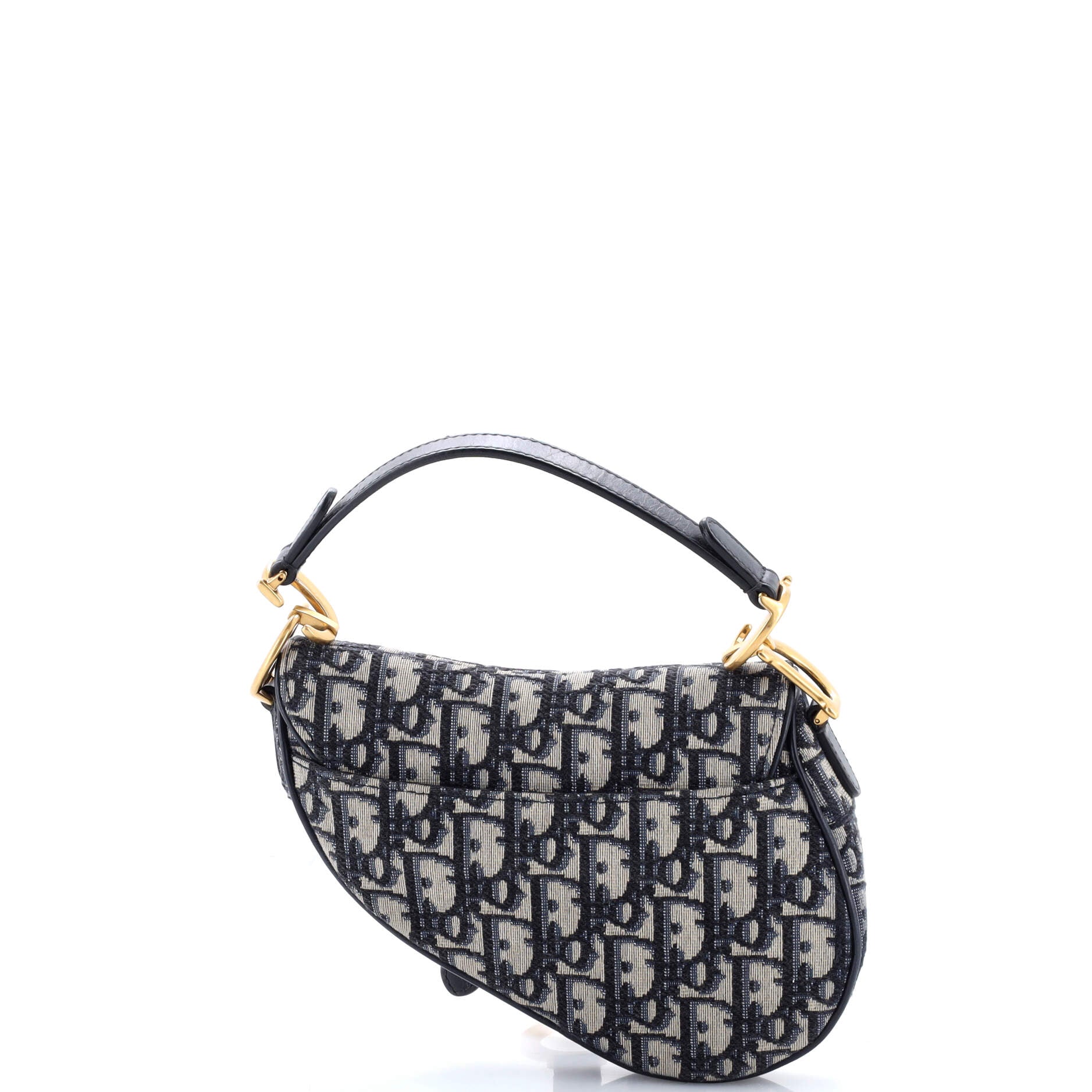 Saddle Handbag Oblique Canvas Mini