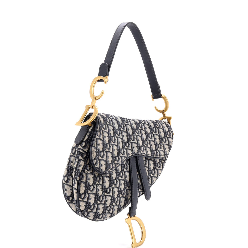 Saddle Handbag Oblique Canvas Medium