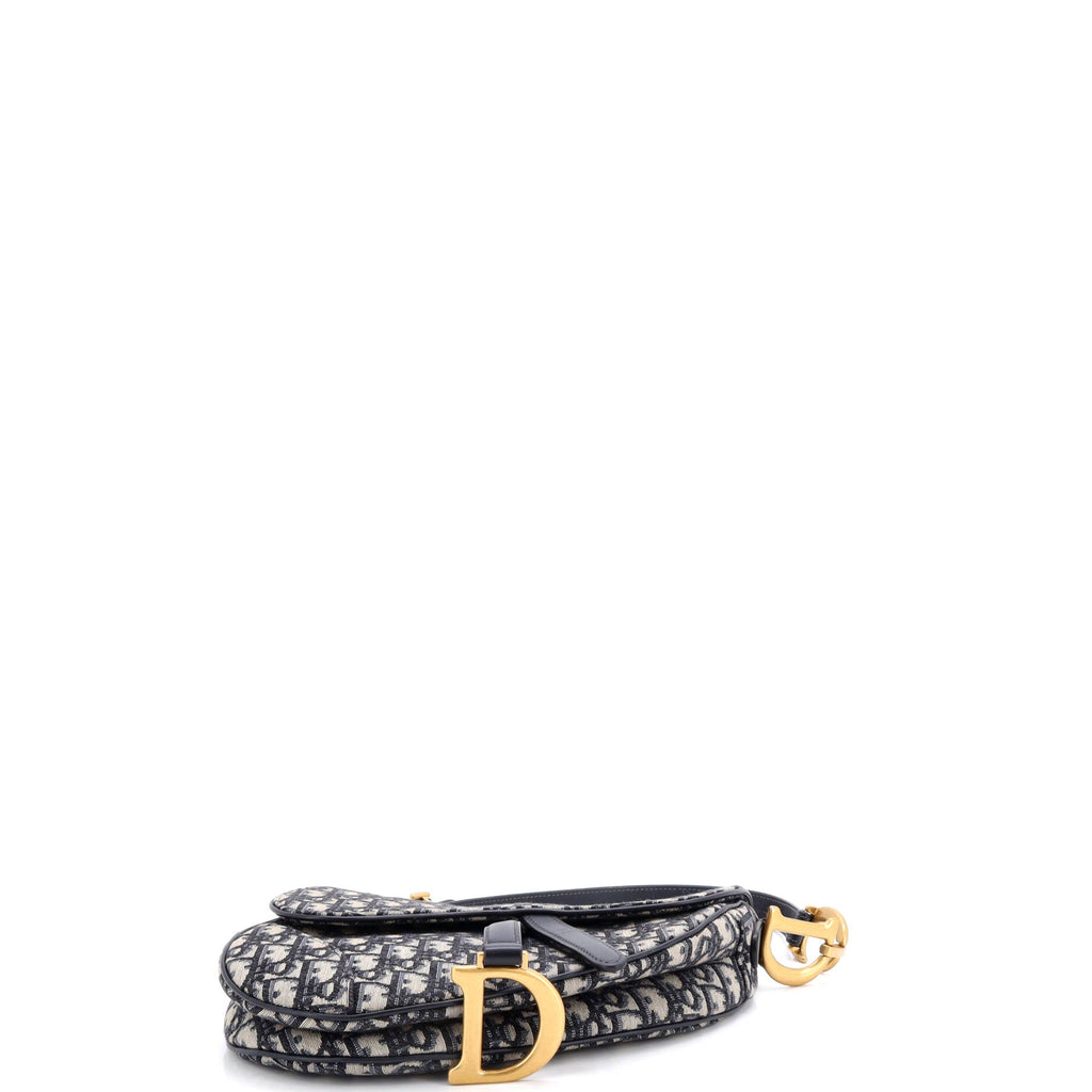 Saddle Handbag Oblique Canvas Medium