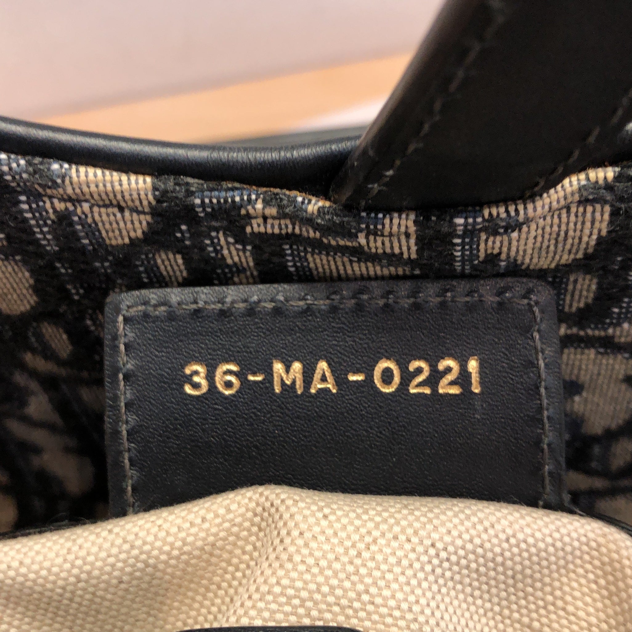Saddle Handbag Oblique Canvas Medium