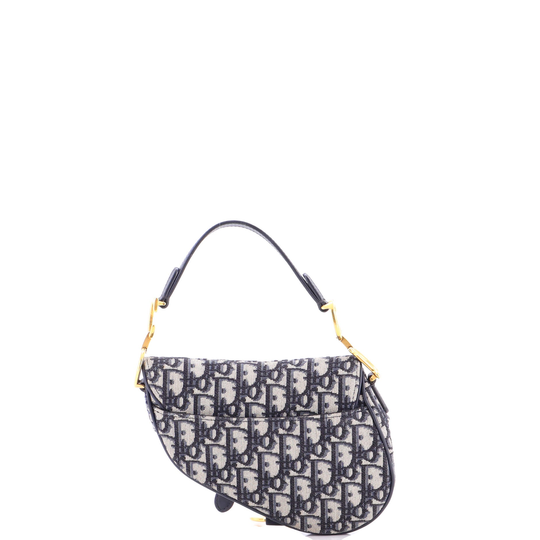 Saddle Handbag Oblique Canvas Mini