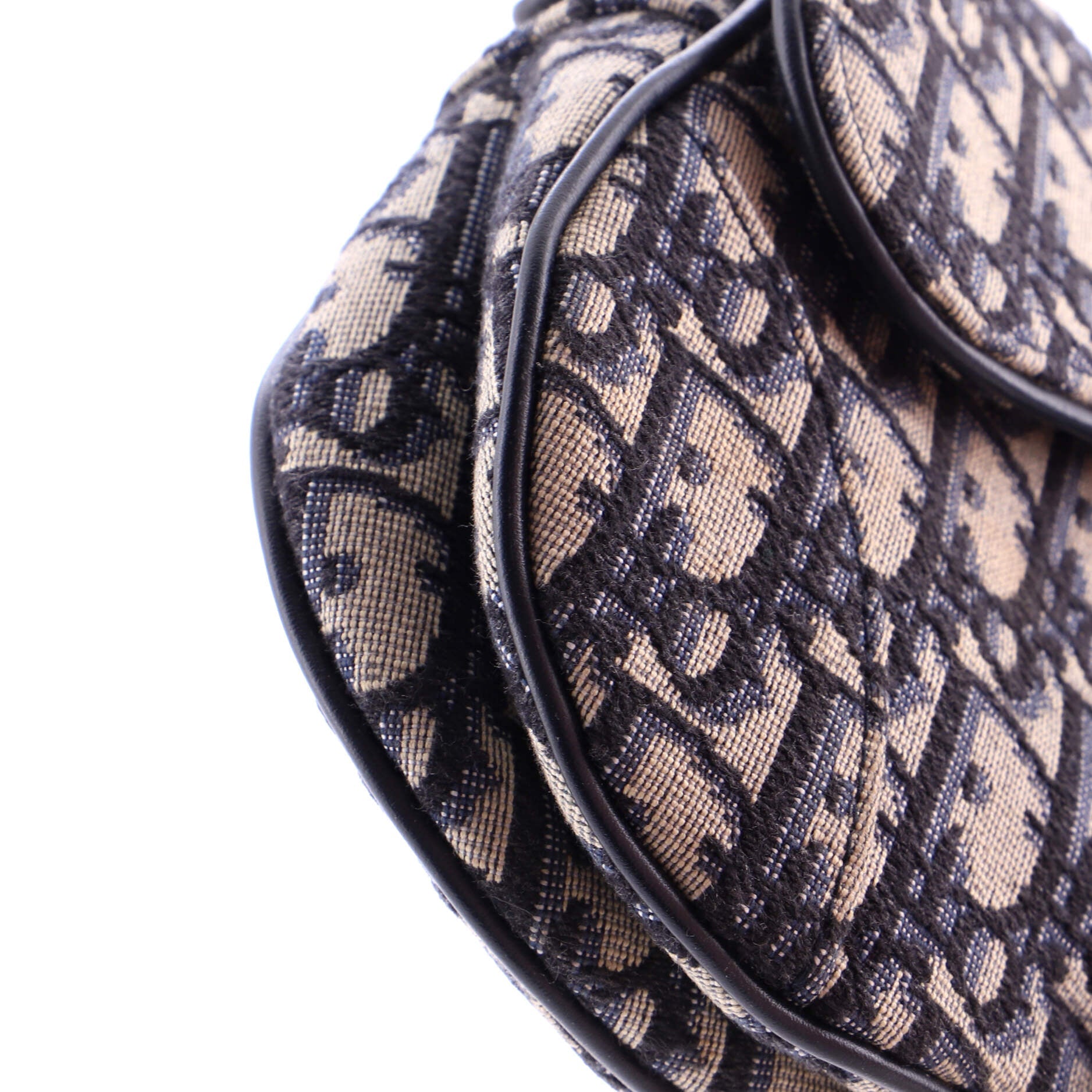Saddle Handbag Oblique Canvas Mini