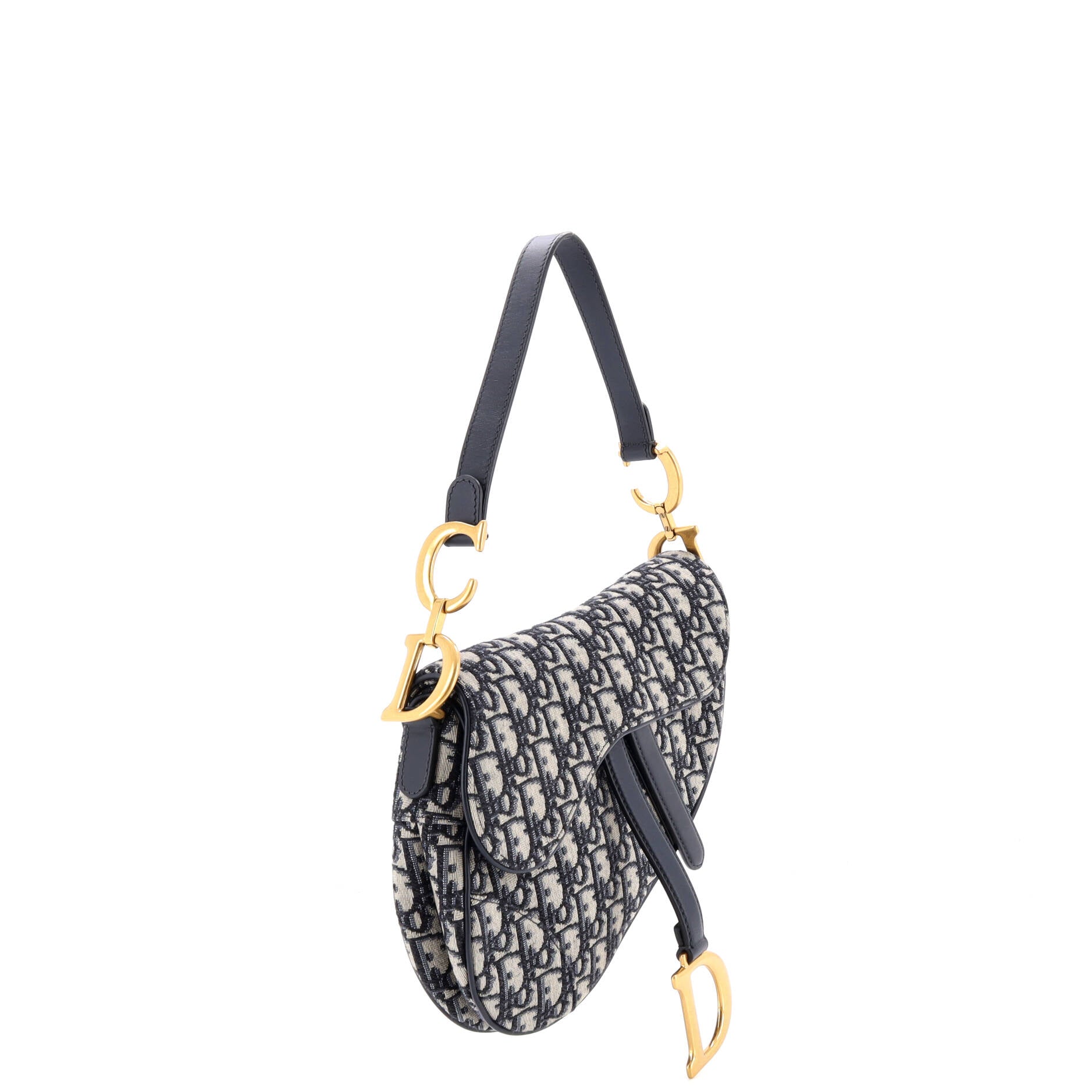 Saddle Handbag Oblique Canvas Medium