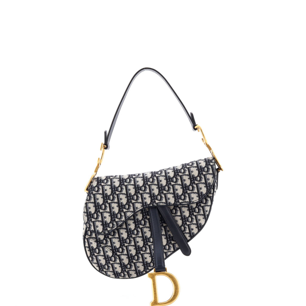 Saddle Handbag Oblique Canvas Medium