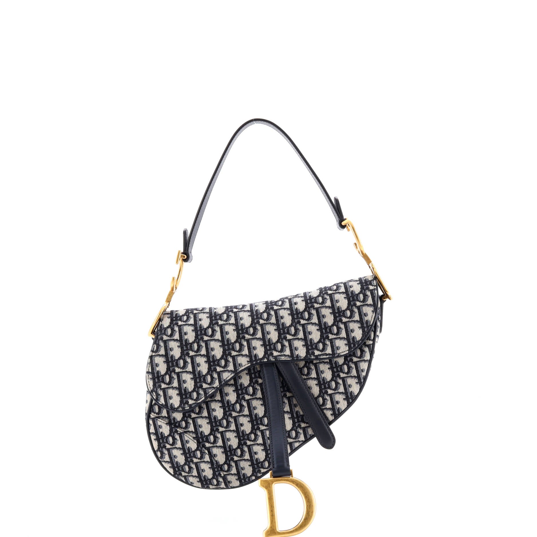 Saddle Handbag Oblique Canvas Medium