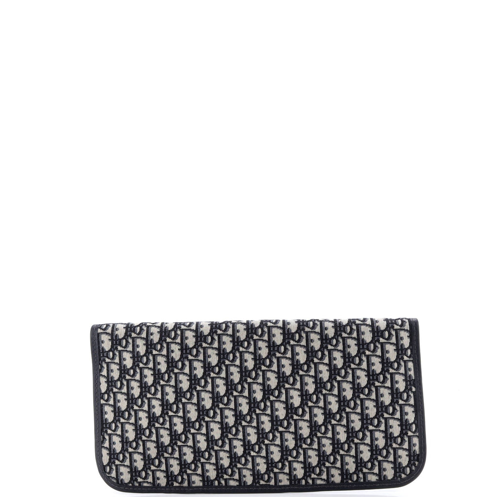 Fold Over Clutch Oblique Canvas