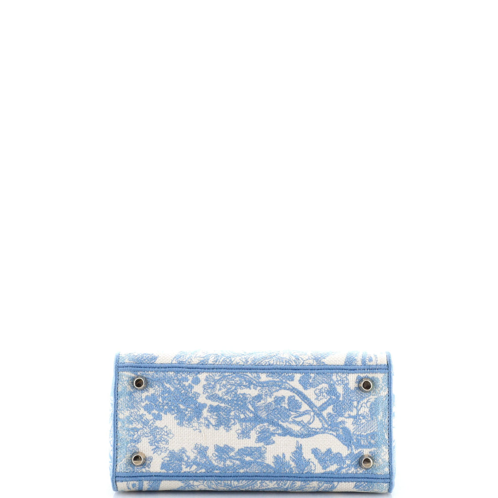 Toile de Jouy Lady D-Lite Bag Embroidered Canvas