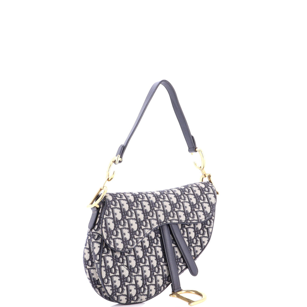 Saddle Handbag Oblique Canvas Medium