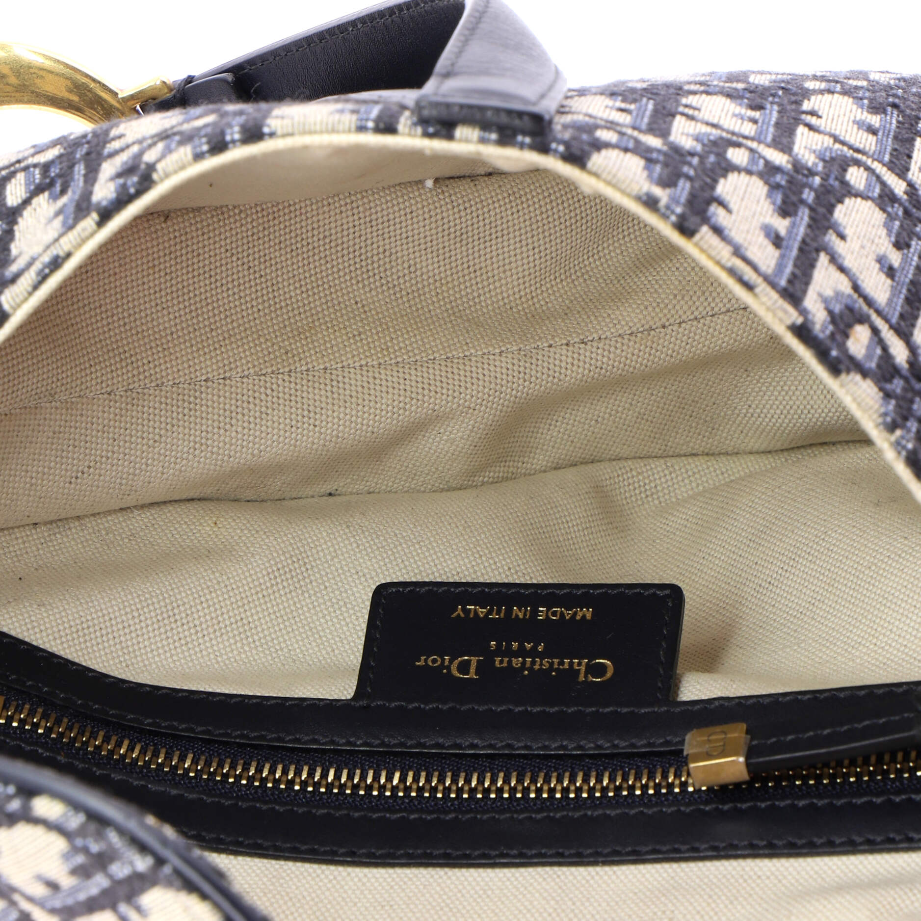 Saddle Handbag Oblique Canvas Medium
