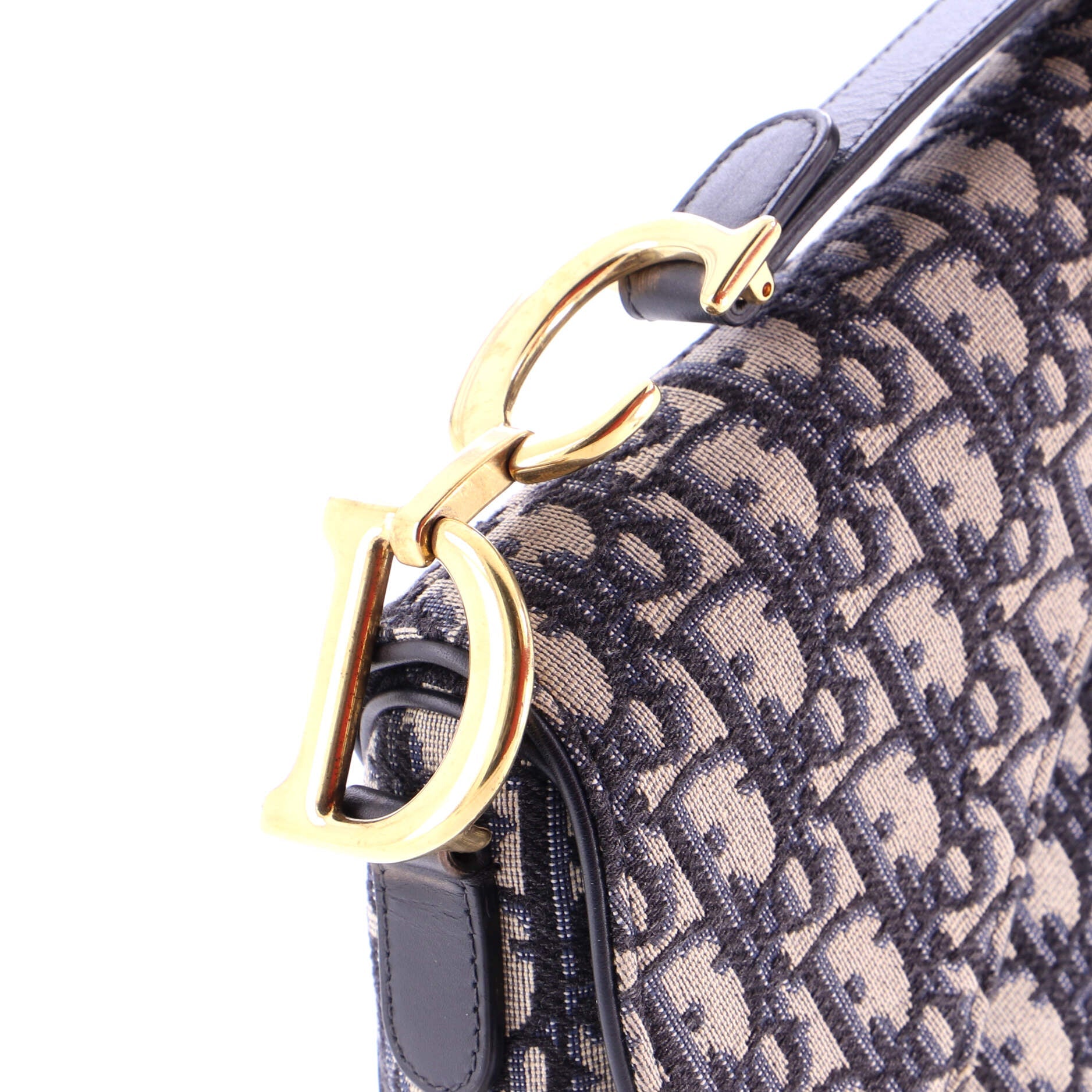 Saddle Handbag Oblique Canvas Medium