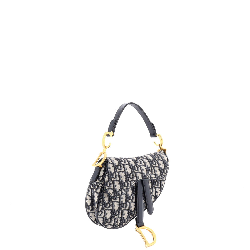 Saddle Handbag Oblique Canvas Mini