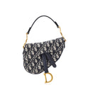 Saddle Handbag Oblique Canvas Mini