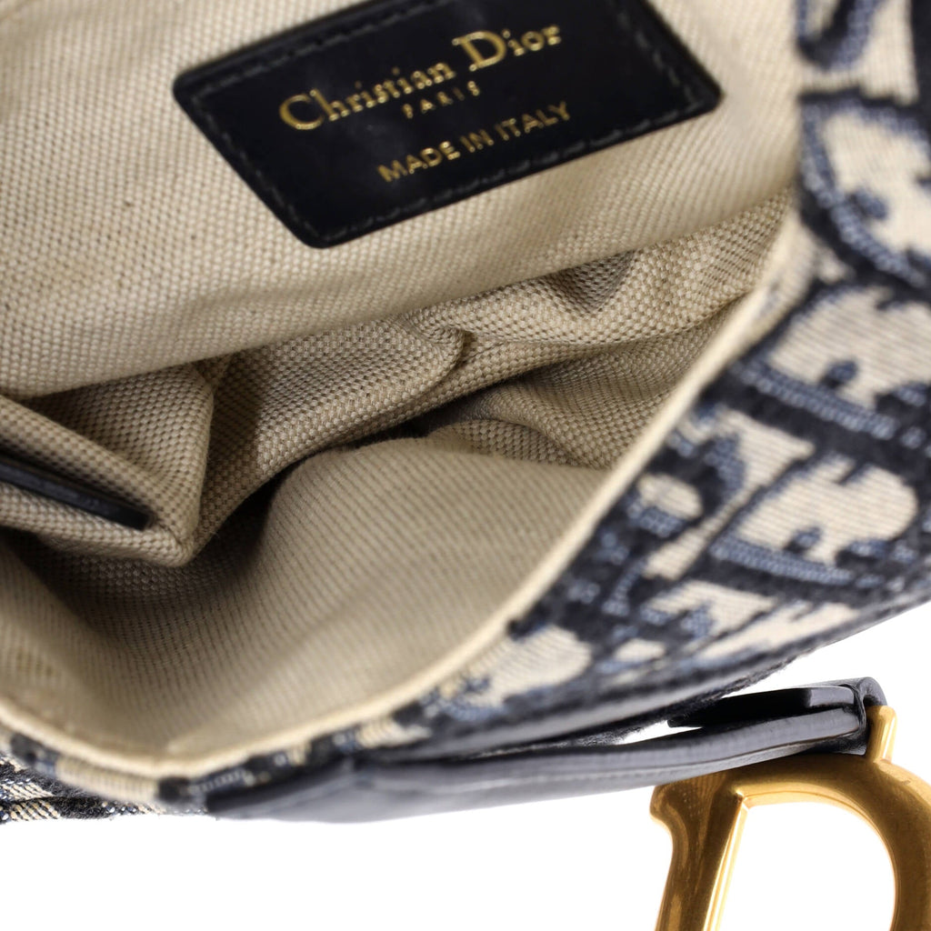 Saddle Handbag Oblique Canvas Mini