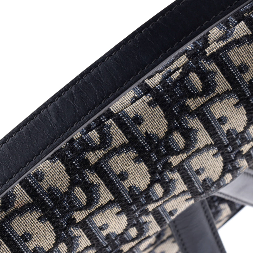 Saddle Handbag Oblique Canvas Mini