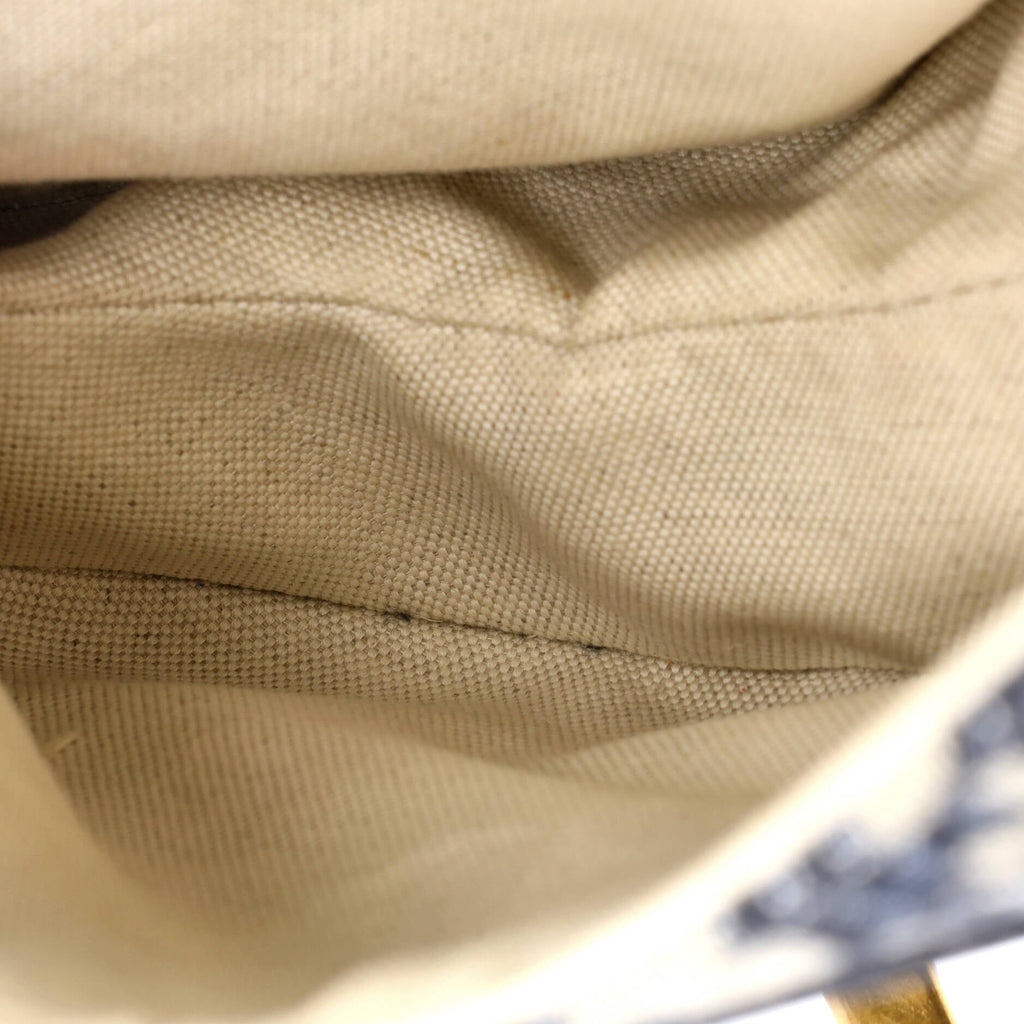 Saddle Handbag Oblique Canvas Medium