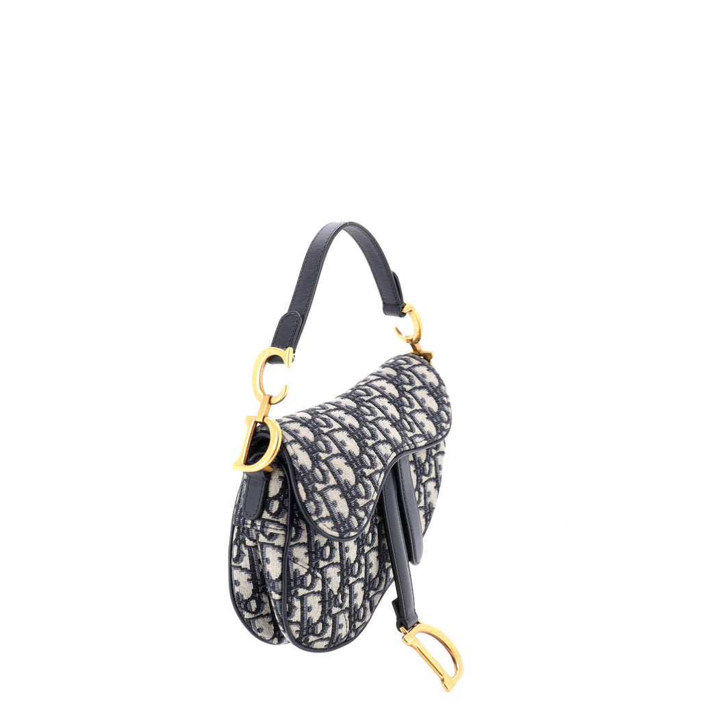 Saddle Handbag Oblique Canvas Mini