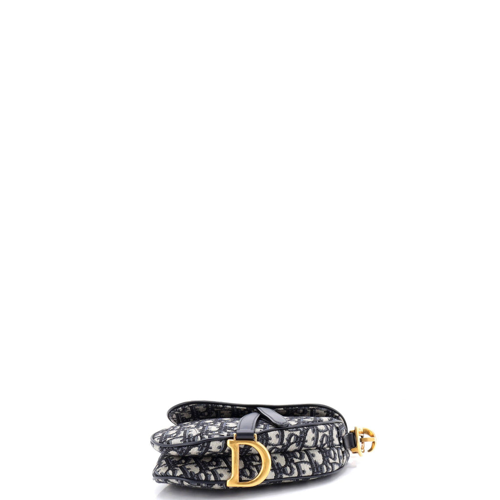 Saddle Handbag Oblique Canvas Mini