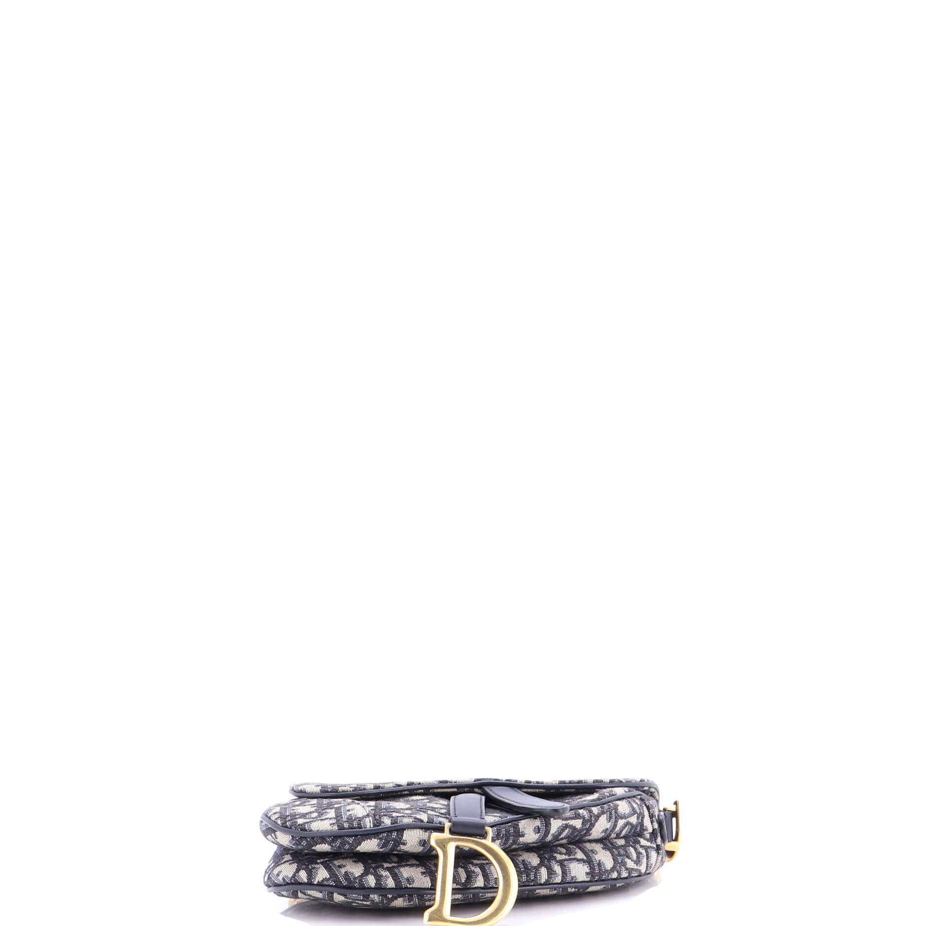 Saddle Handbag Oblique Canvas Mini