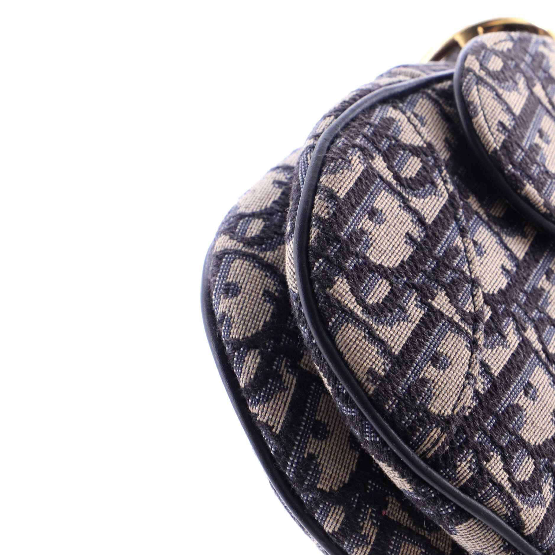 Saddle Handbag Oblique Canvas Mini