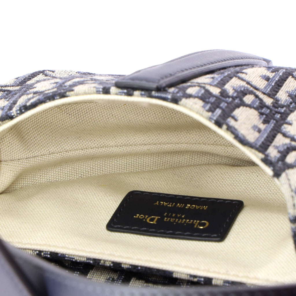 Saddle Handbag Oblique Canvas Mini