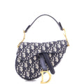 Saddle Handbag Oblique Canvas Mini